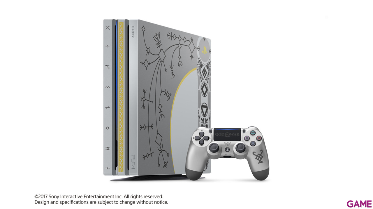 Playstation 4 Pro 1Tb Edición Limitada + God of War-11