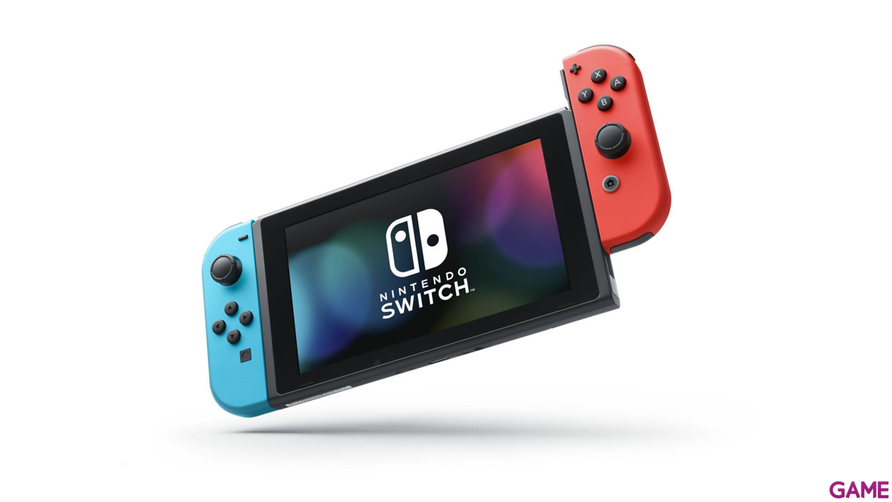 Nintendo Switch Azul Neon Rojo Neon-7