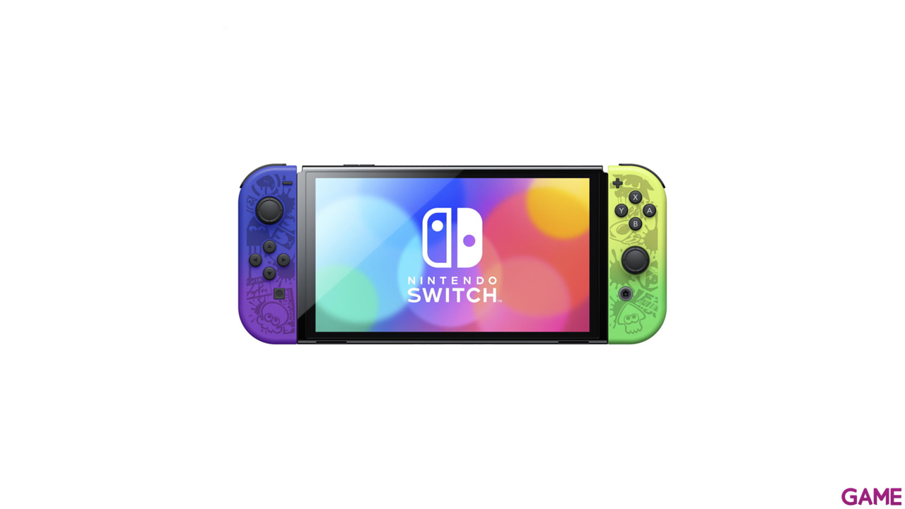 Nintendo Switch Oled Edición Limitada Splatoon 3-6