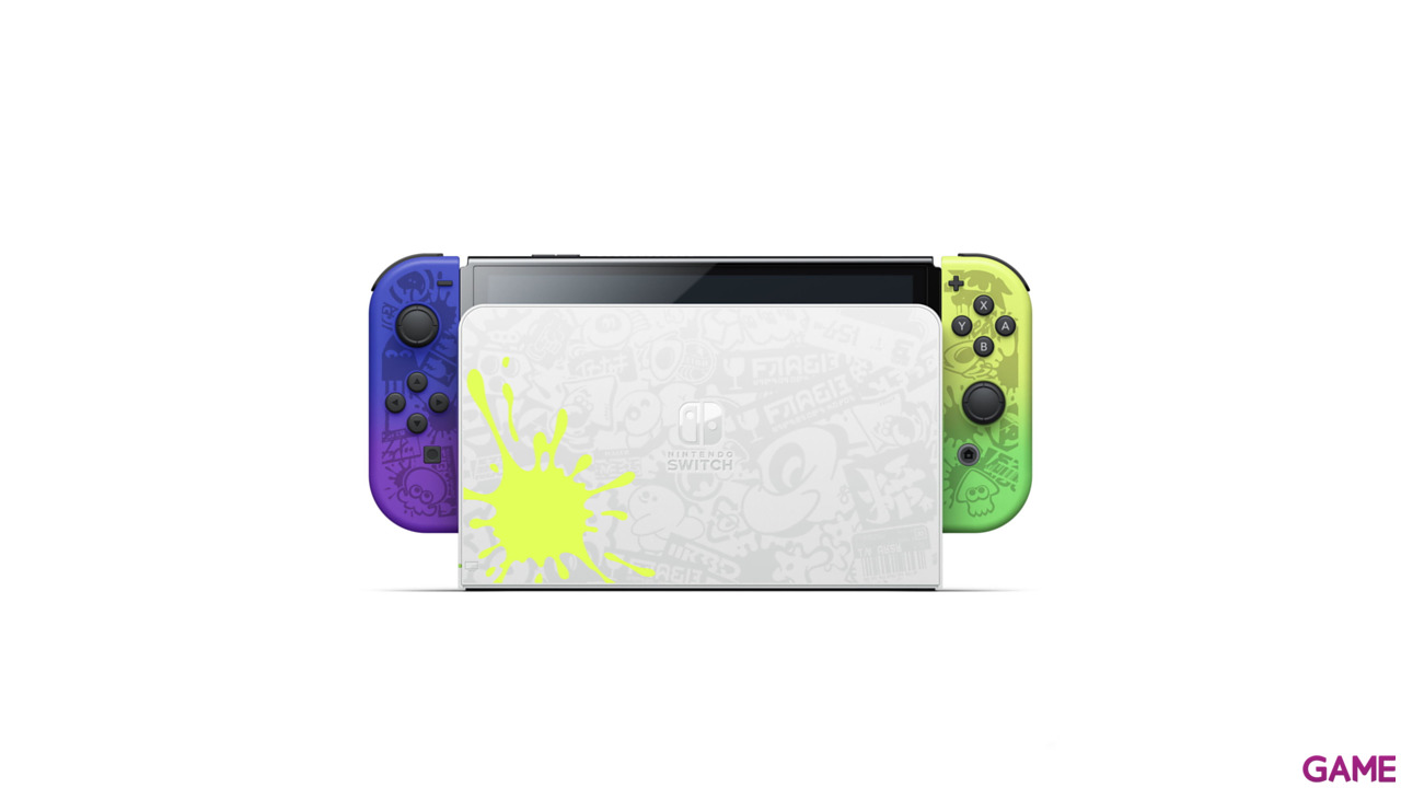 Nintendo Switch Oled Edición Limitada Splatoon 3-7
