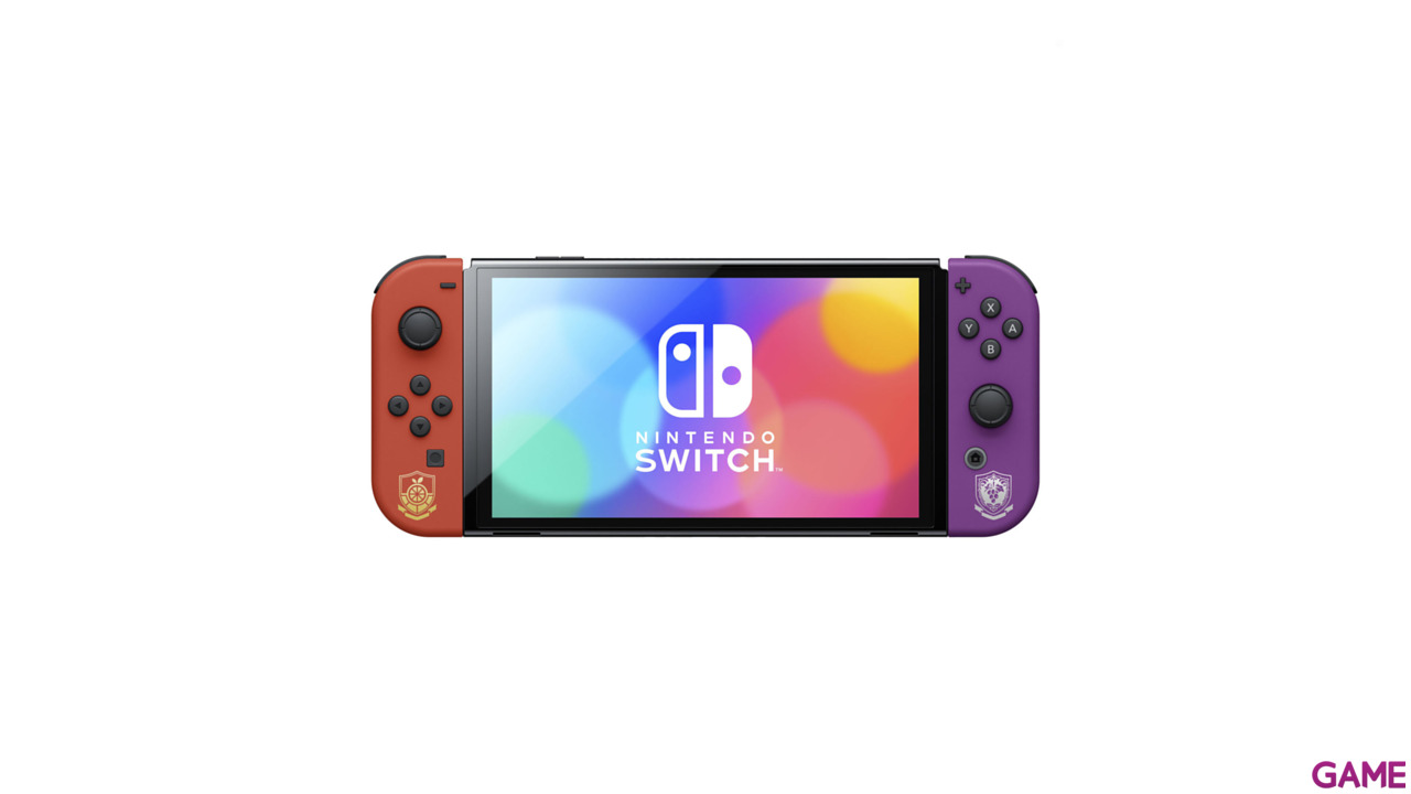 Nintendo Switch OLED Edición Limitada Pokemon Escarlata y Púrpura-2