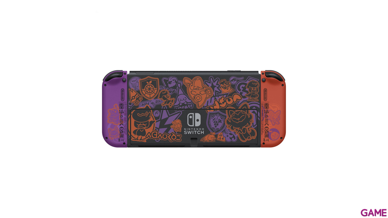 Nintendo Switch OLED Edición Limitada Pokemon Escarlata y Púrpura-3