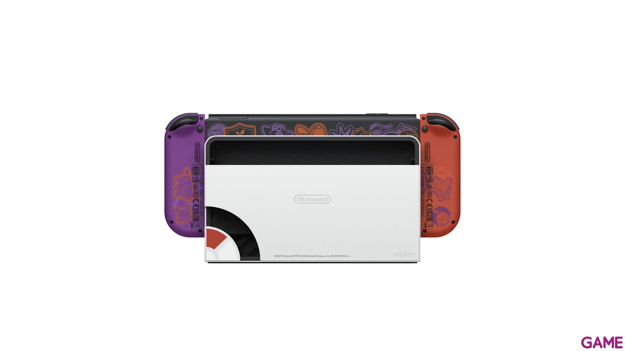 Nintendo Switch OLED Edición Limitada Pokemon Escarlata y Púrpura-10
