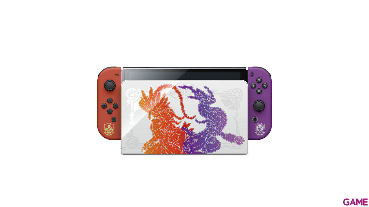 Nintendo Switch OLED Edición Limitada Pokemon Escarlata y Púrpura-11