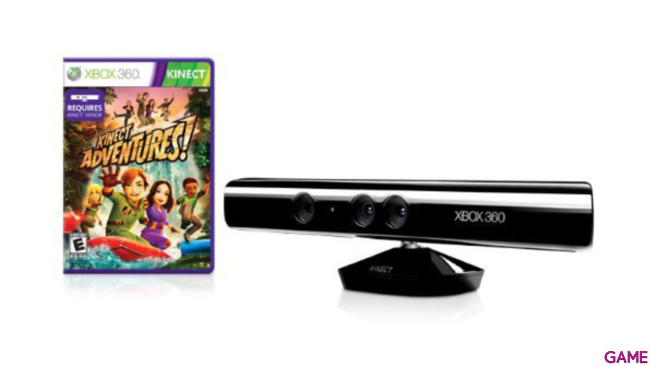 Kinect Negro Para Xbox 360 Modelo Original + Kinect Adventures-7