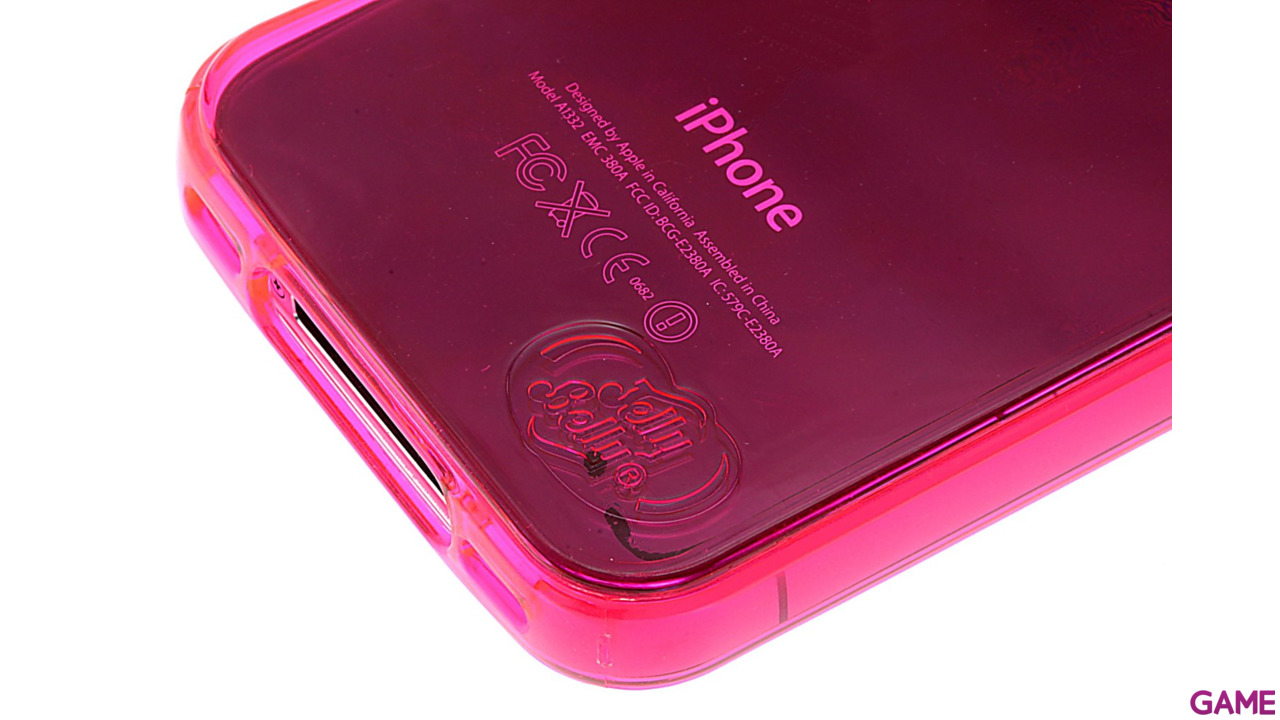 Carcasa Jelly Belly iPhone 4 Bubblegum rosa-4