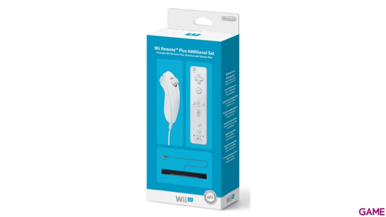 Pack Mando Blanco + Barra sensora Wii Plus-0