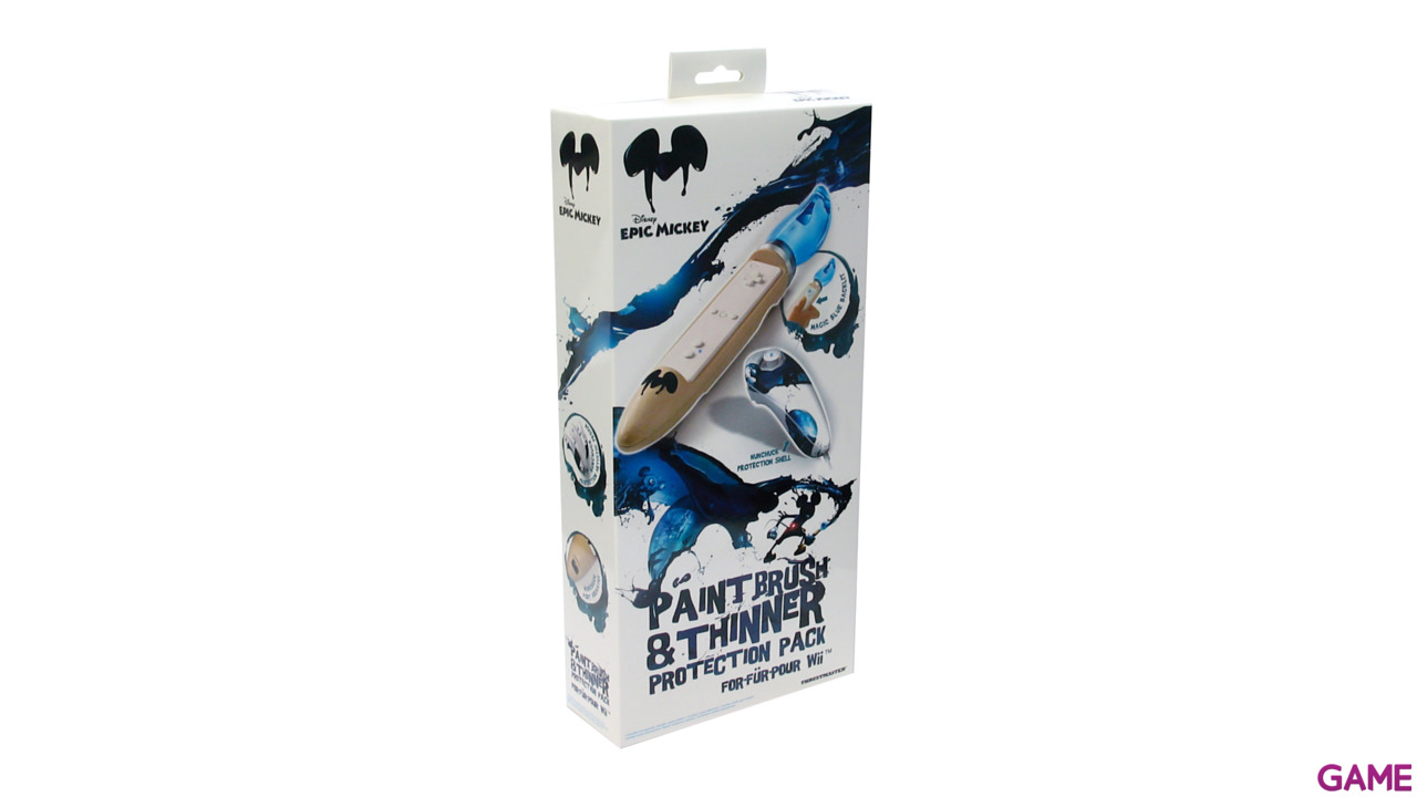 Epic Mickey Paintbrush & Thinner Protection Pack-2