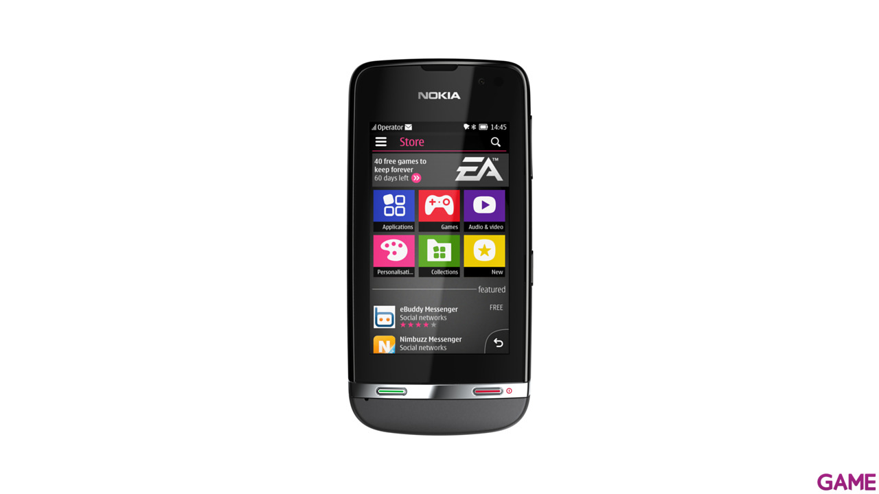 Nokia Asha 311 Negro - Libre-0