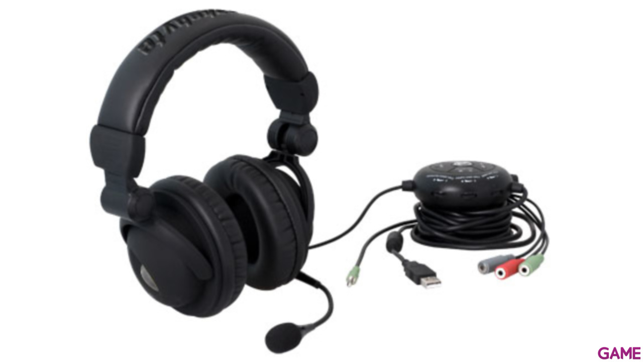 Auriculares Naga Snakebyte PS3/X360/PC-0