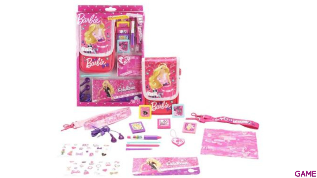 Kit Accesorios 16 en 1 Barbie 3DS-3DSXL-1