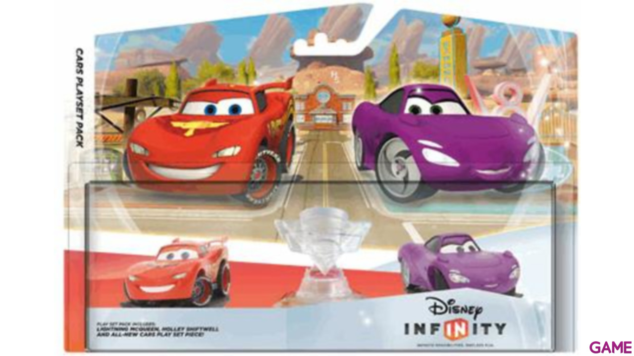Set Infinity Cars: Mundo Cars + Rayo McQueen + Hollie-0