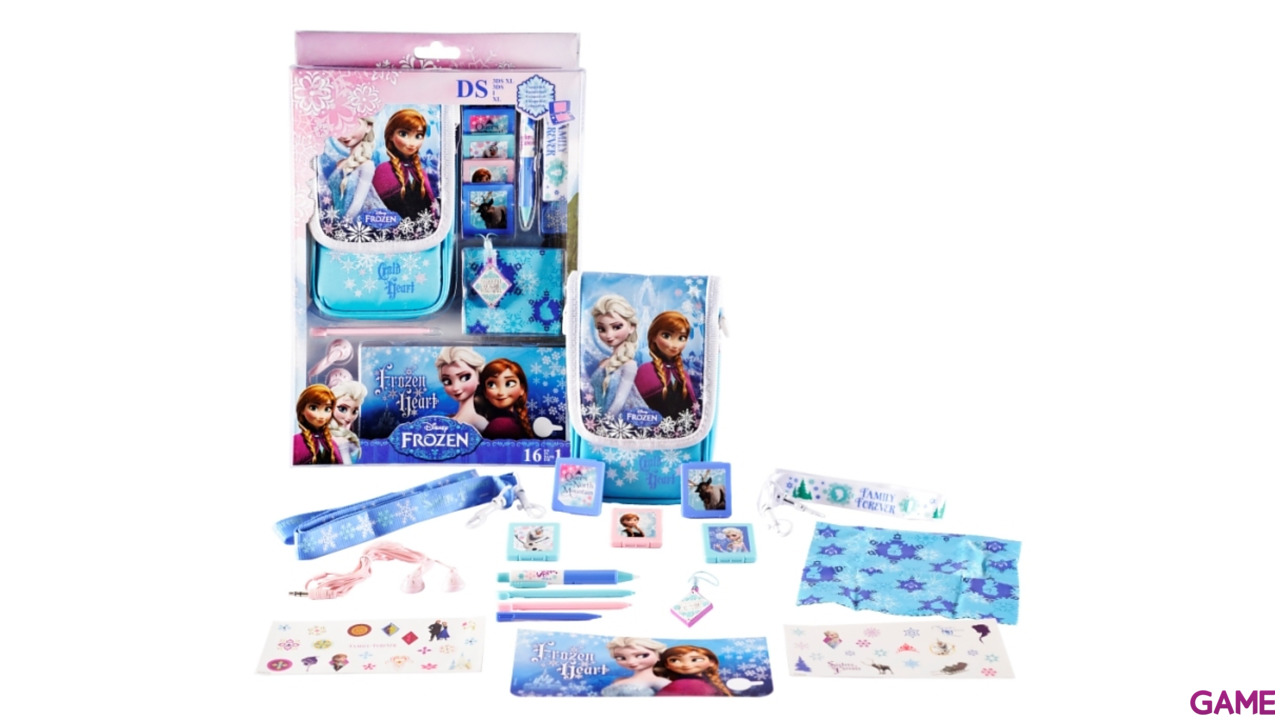 Kit Accesorios 16 en 1 Frozen 3DS/3DSXL-1