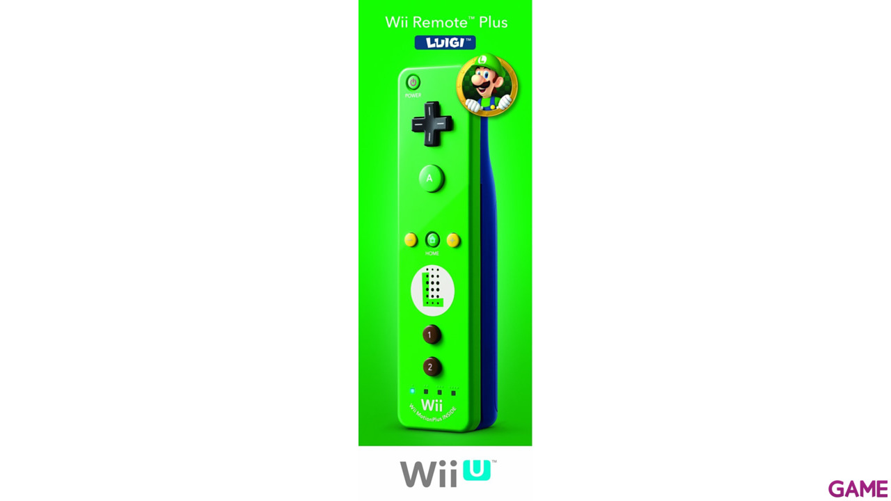 Mando WiiU Remote Plus Edición Especial Luigi-0