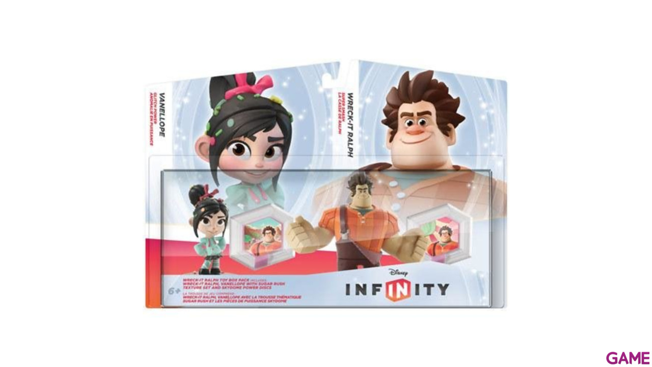 Set Infinity Toy Box: Vanellope + Ralph + 2 Power Discs-0