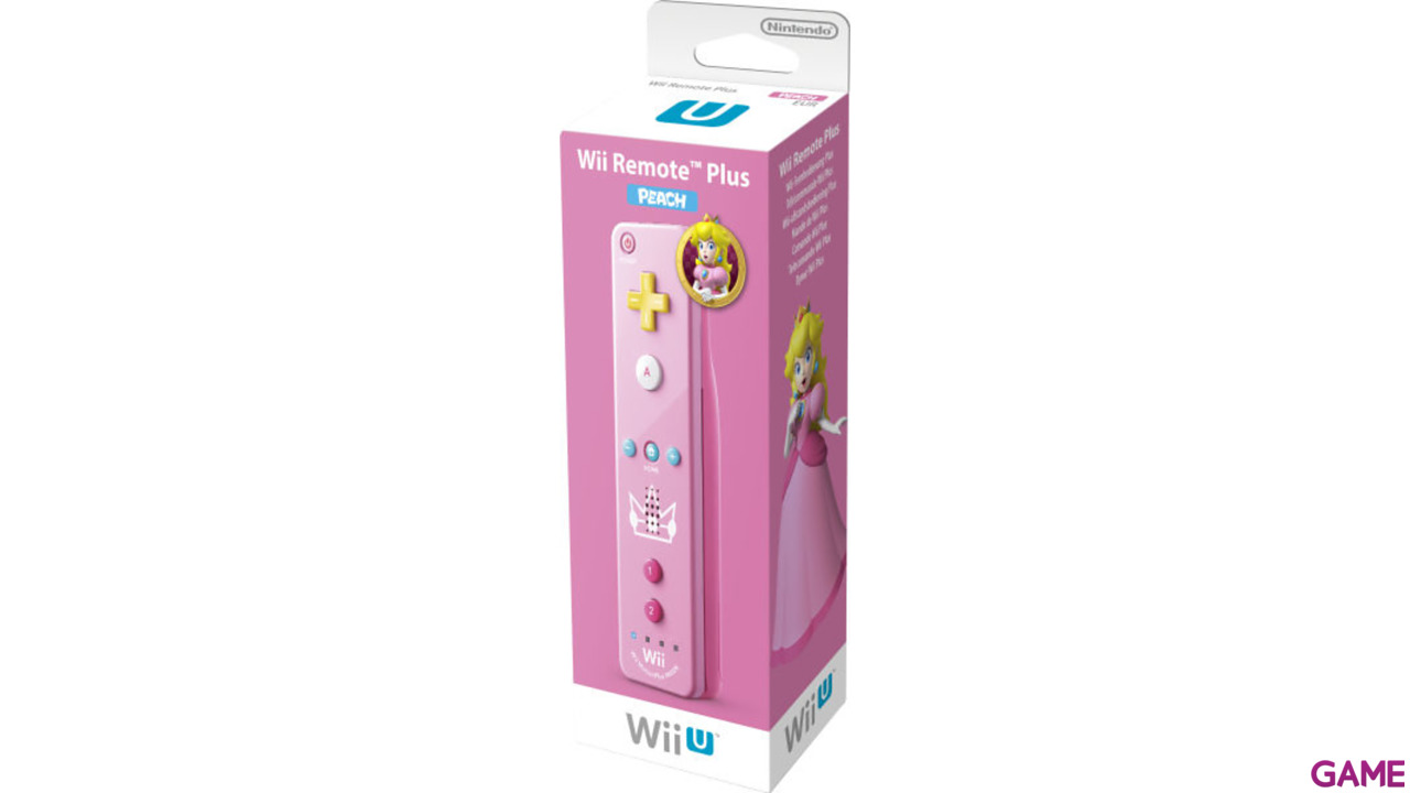 Mando WiiU Remote Plus Edición Especial Peach-3