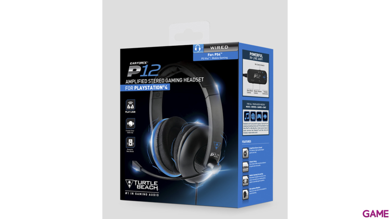 Auriculares Turtle Beach P12 Stereo-8