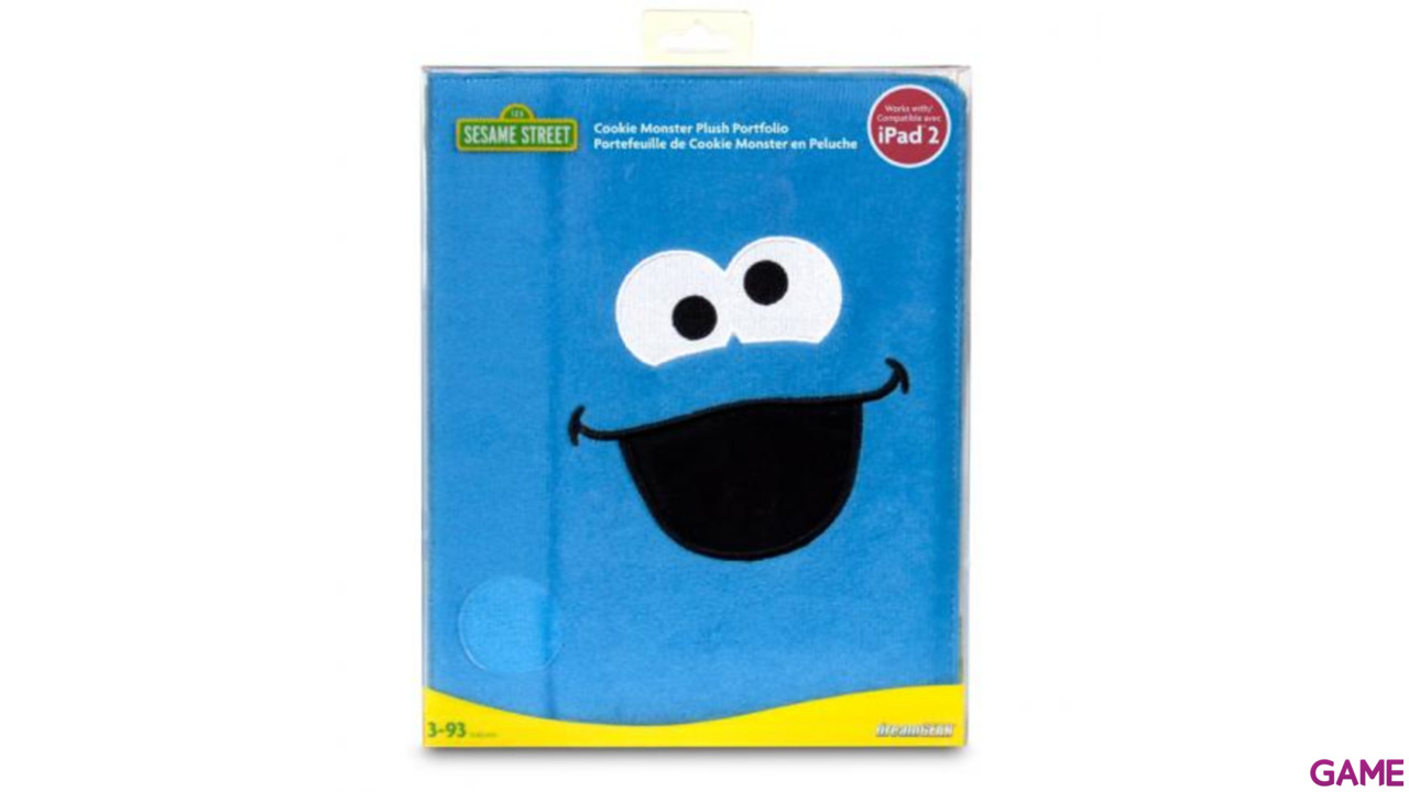 Cookie Monster Plush Case Ipad2/New-1