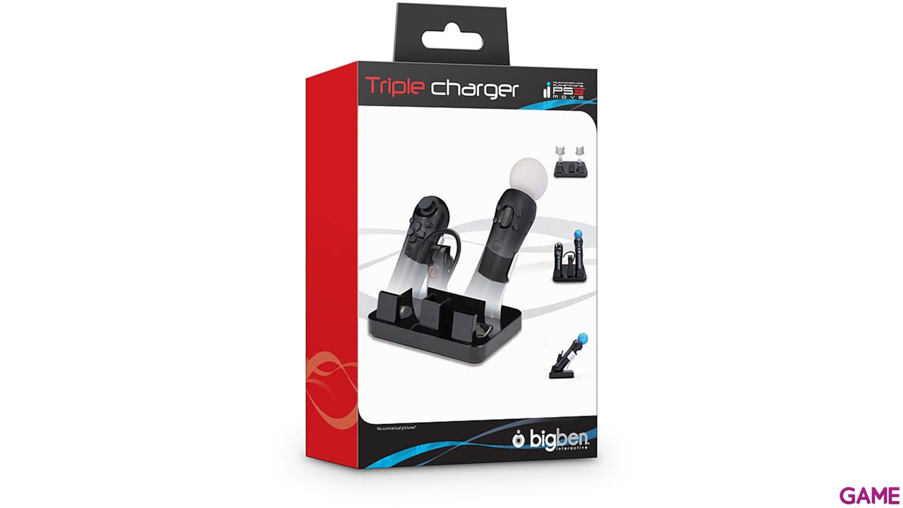 Cargador Triple para PS Move-6