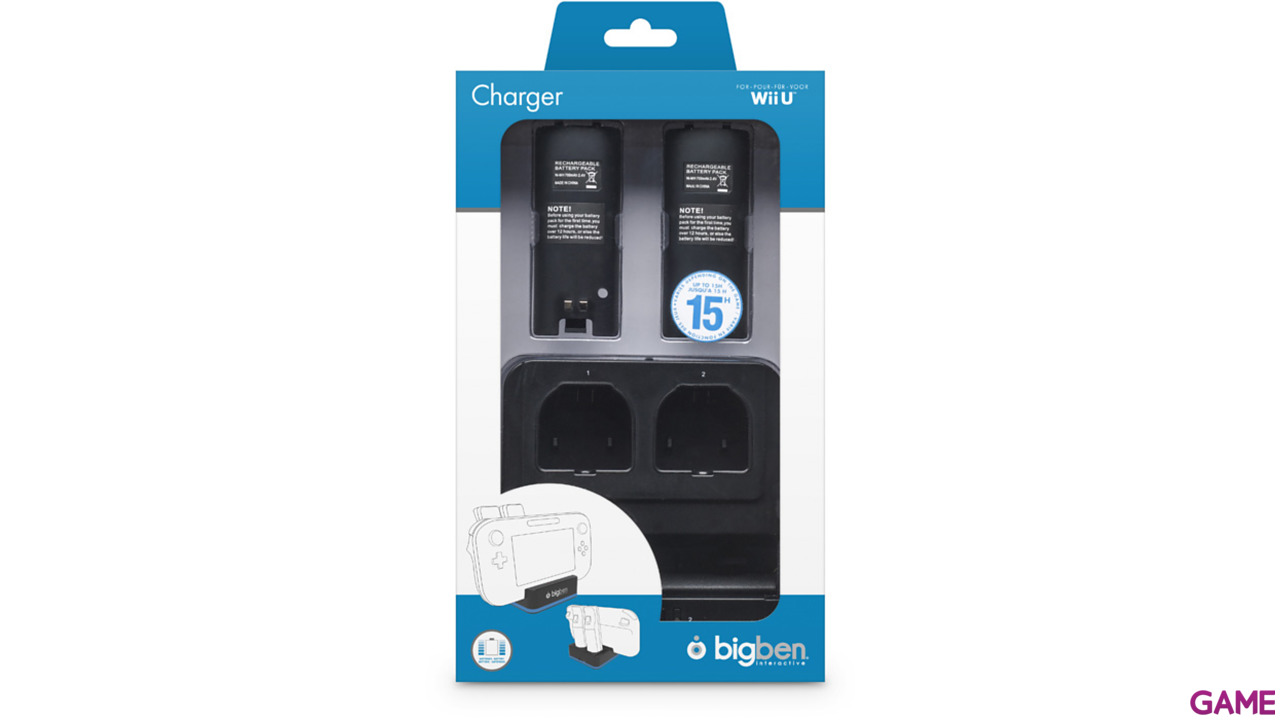 Cargador Doble Wii U-0