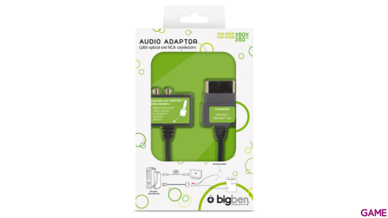 Cable Audio Headset Adapter para Xbox 360-0