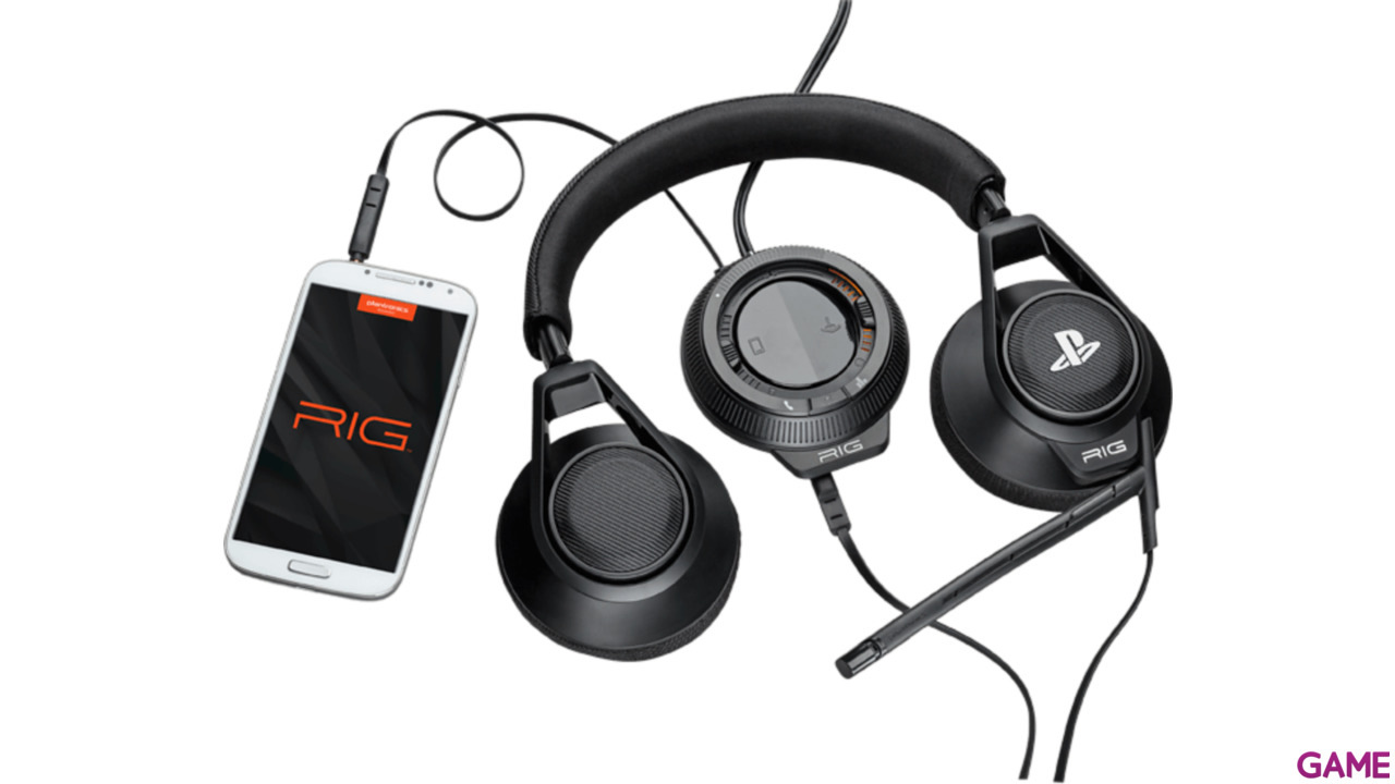 Auriculares Plantronics Rig Negros PS4-PS3-PSV-4