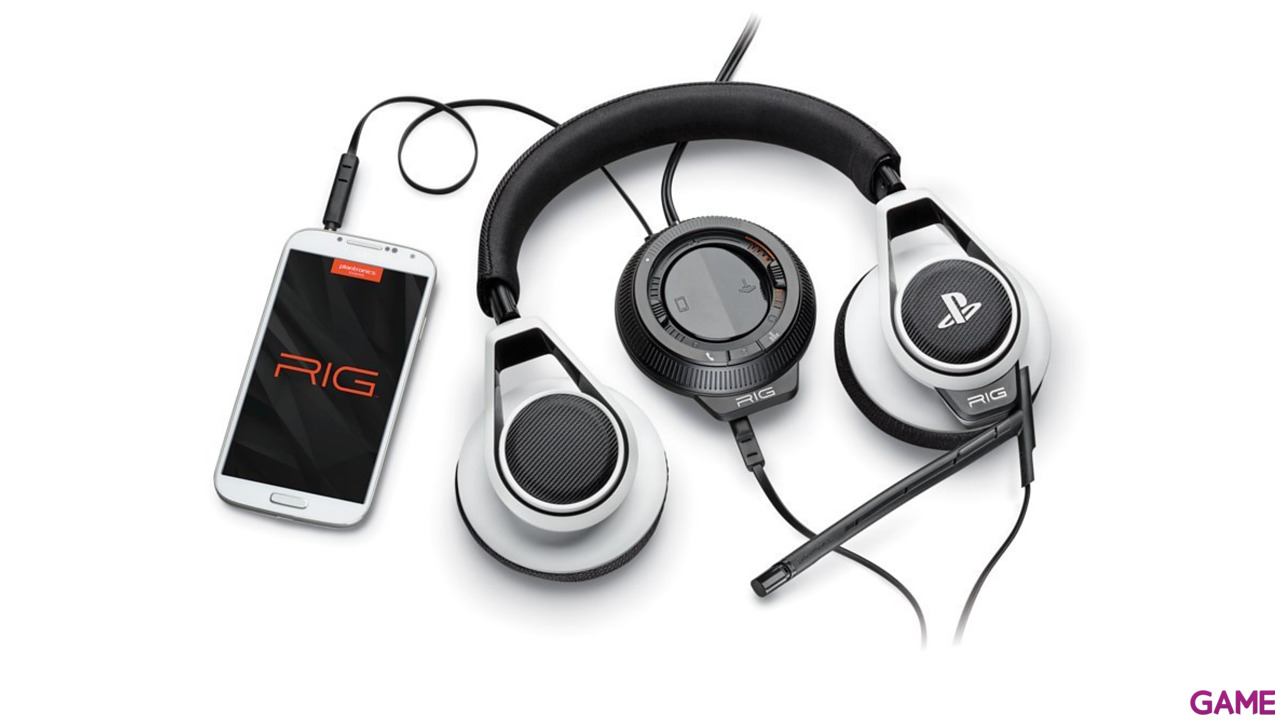 Auriculares Plantronics Rig Blancos PS4-PS3-PSV-3