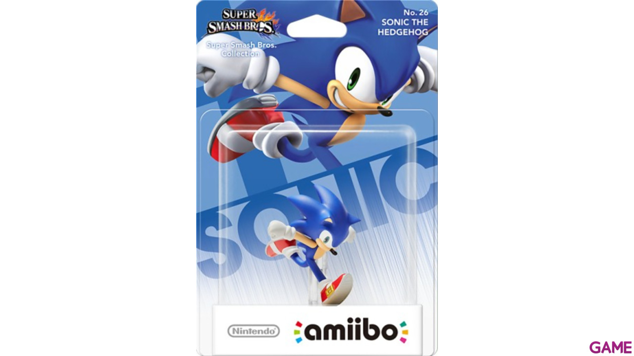 Figura Amiibo Smash Sonic-1