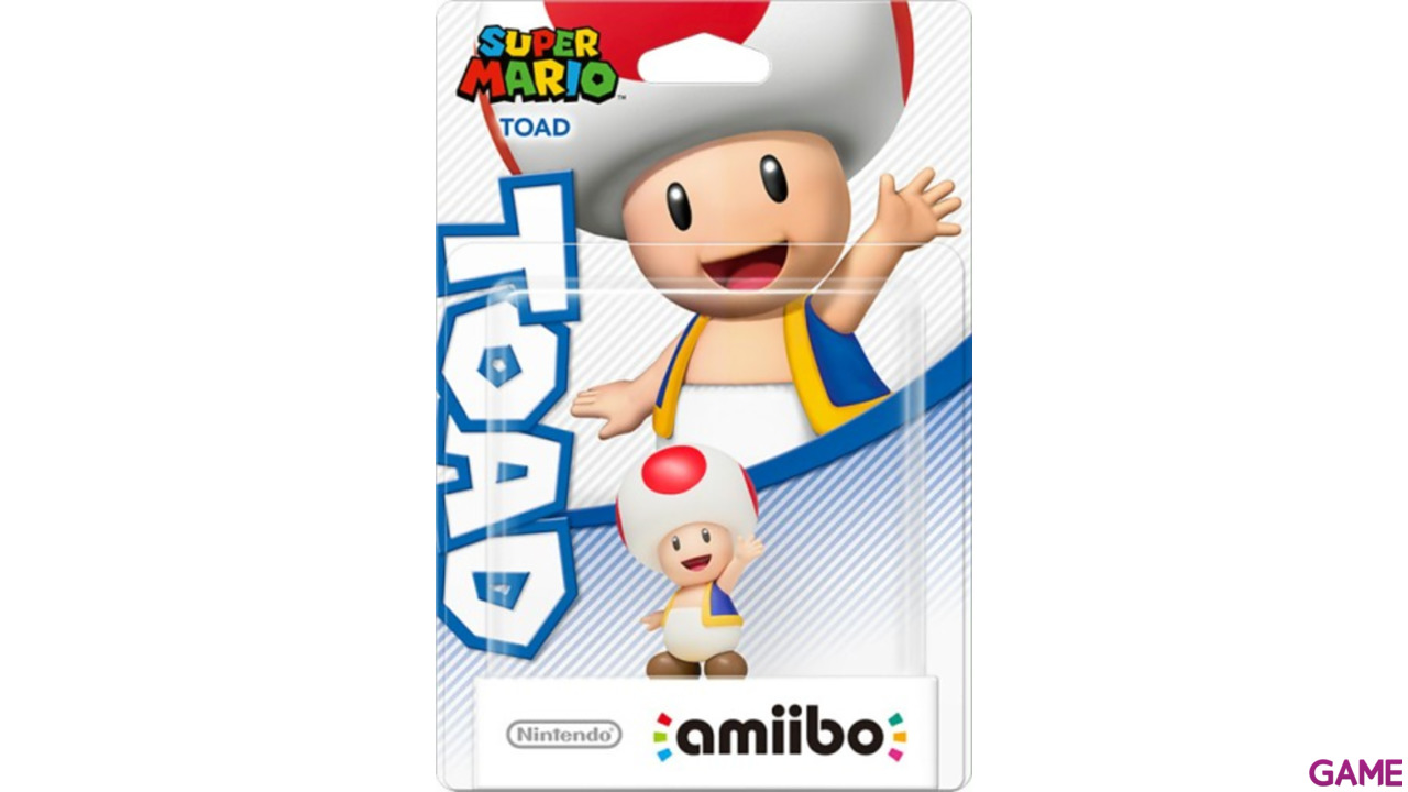 Figura Amiibo Toad - Coleccion Super Mario-1