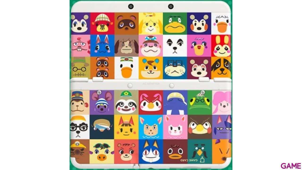 New 3DS Carcasa: Animal Crossing Happy Home Designer-0