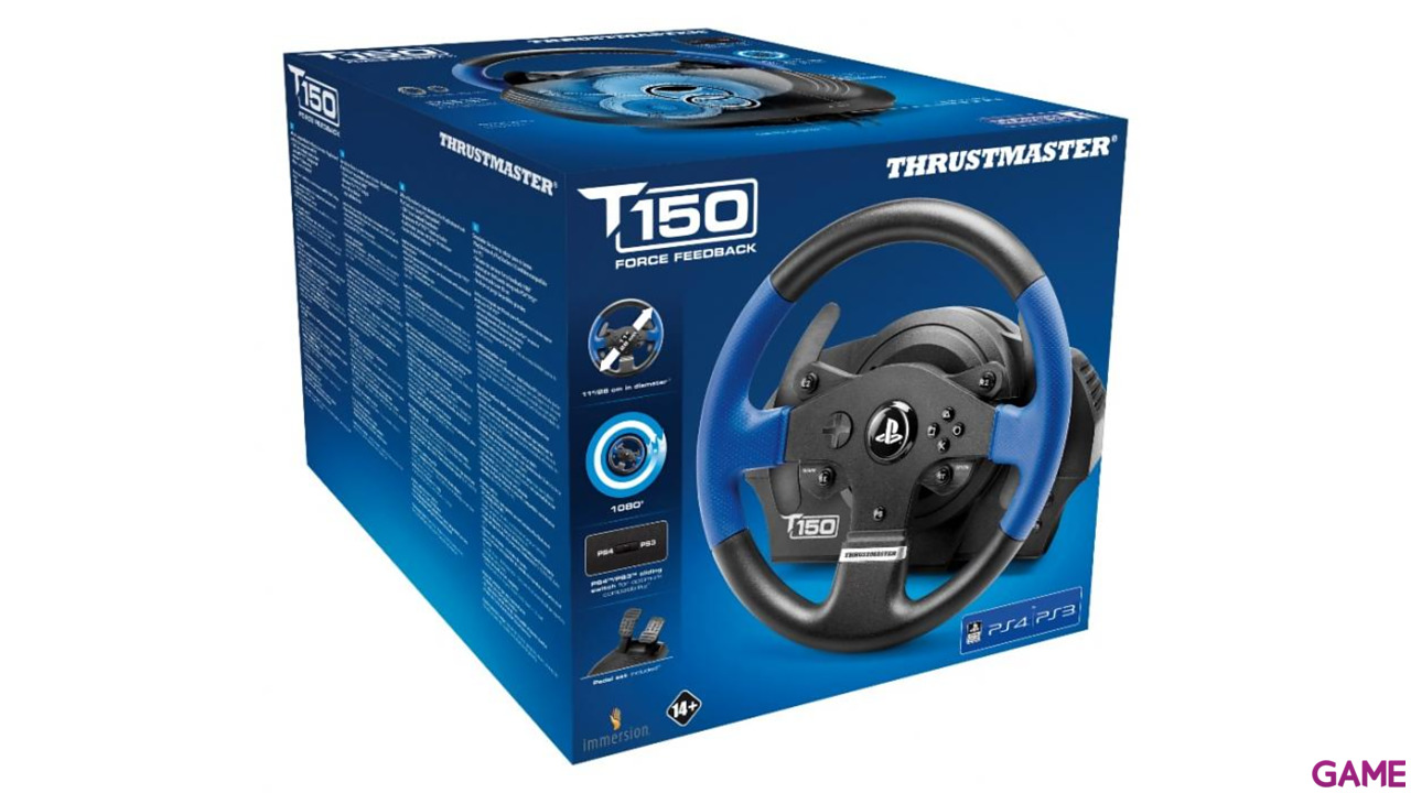 Thrustmaster T150RS PS5 - PS4 - PS3 - PC - Licencia Oficial Sony - Volante-1