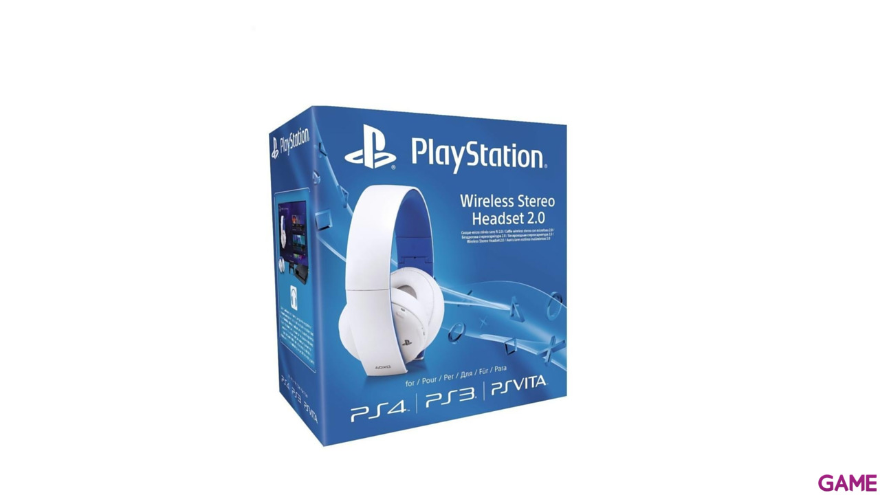 Auriculares Wireless Estereo SONY White PS4-PS3-PSV - Auriculares Gaming-7