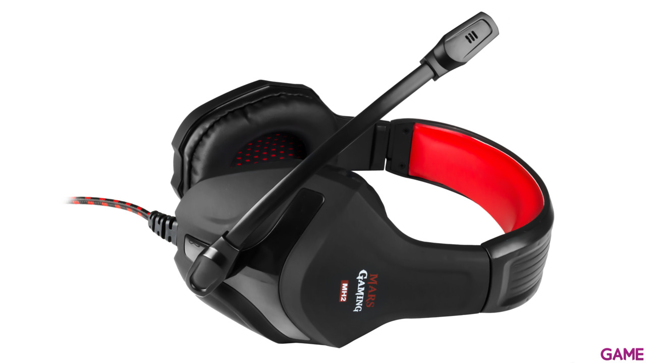 Mars Gaming MH2 Negro Rojo - Auriculares-1