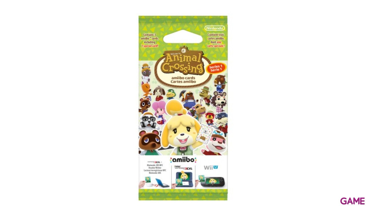 Pack 3 Tarjetas amiibo Animal Crossing - Serie 2-0