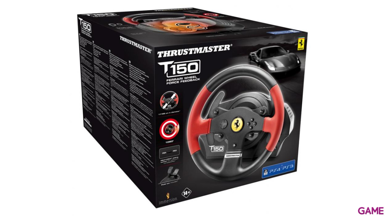 Thrustmaster T150RS PS4 - PS3 - PC Ferrari Edition - Volante-5