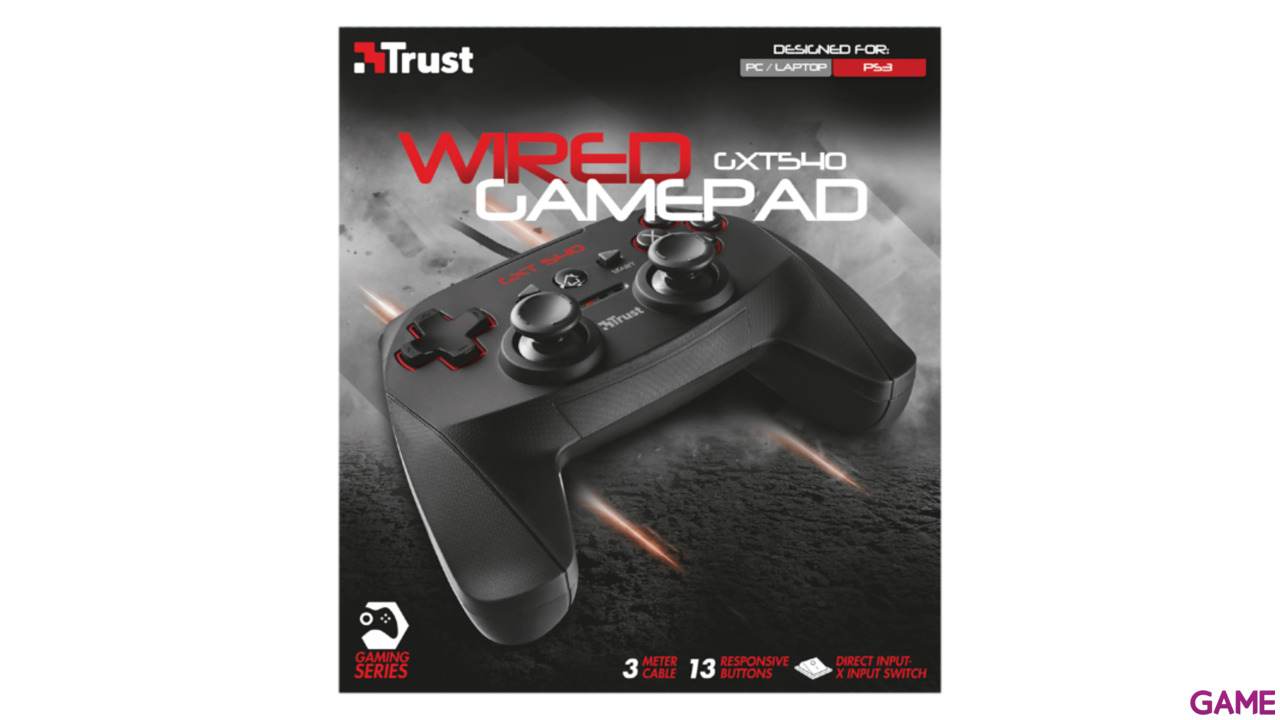 Trust GXT 540 Wired PC-PS3 - Gamepad-8