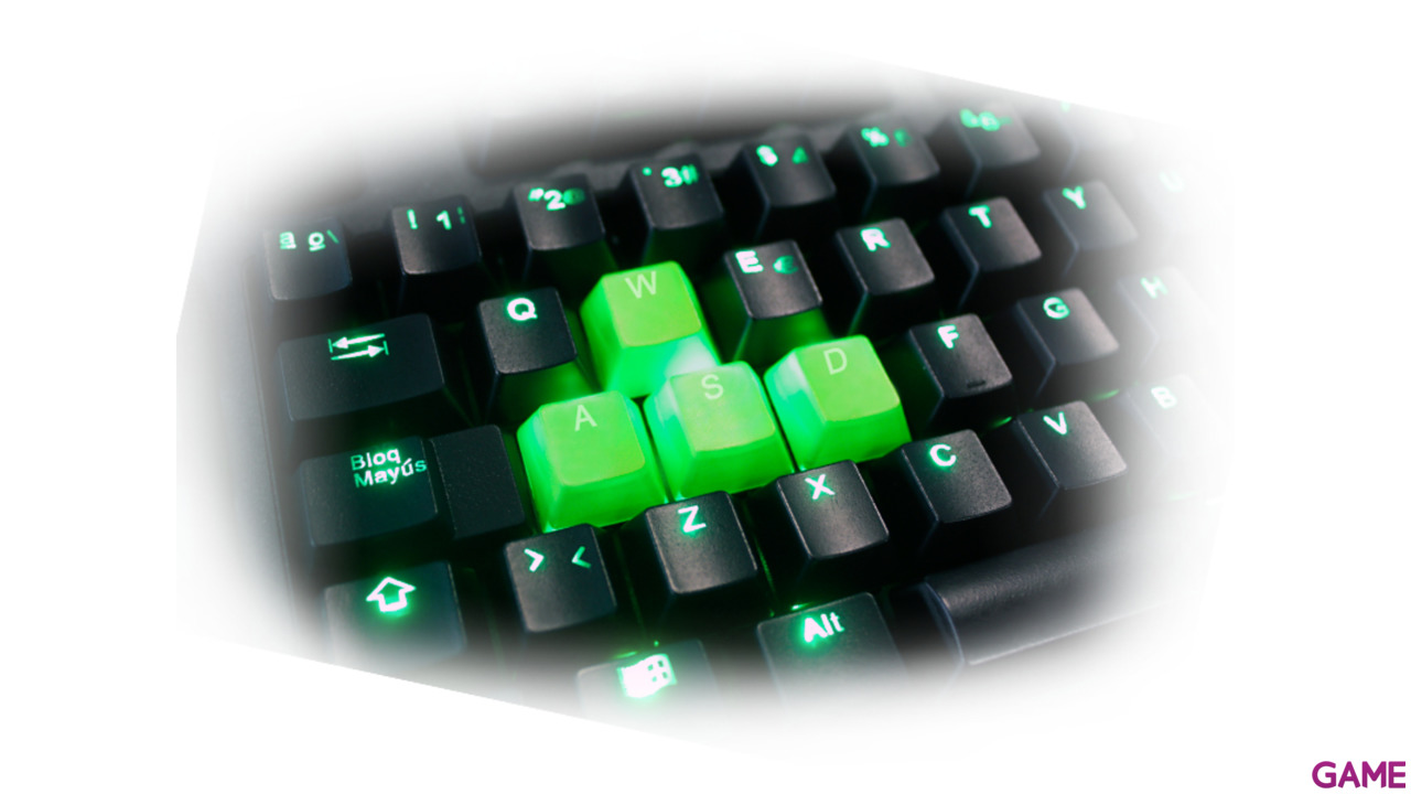 Keep Out F110 Mecánico LED Verde - Teclado Gaming-1