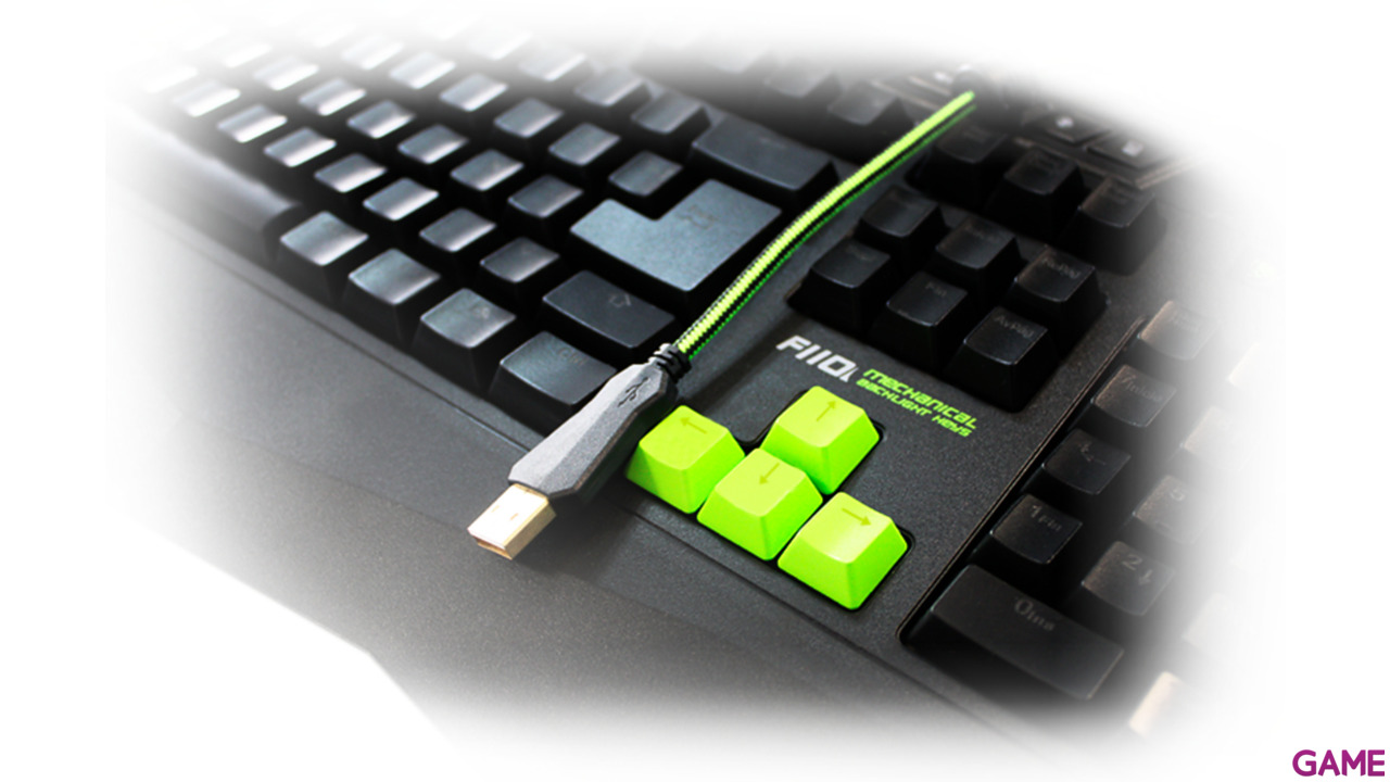 Keep Out F110 Mecánico LED Verde - Teclado Gaming-5