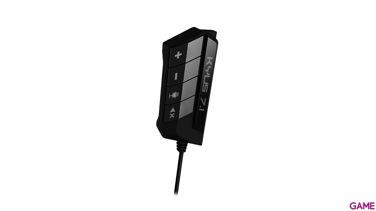 KROM Kyus 7.1 USB Led Naranja PC-PS4-PS5 - Auriculares Gaming-5