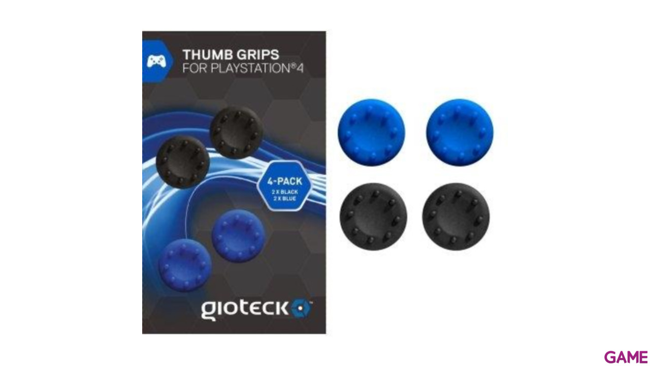 Gioteck Grips Para Ps4 Negros-0