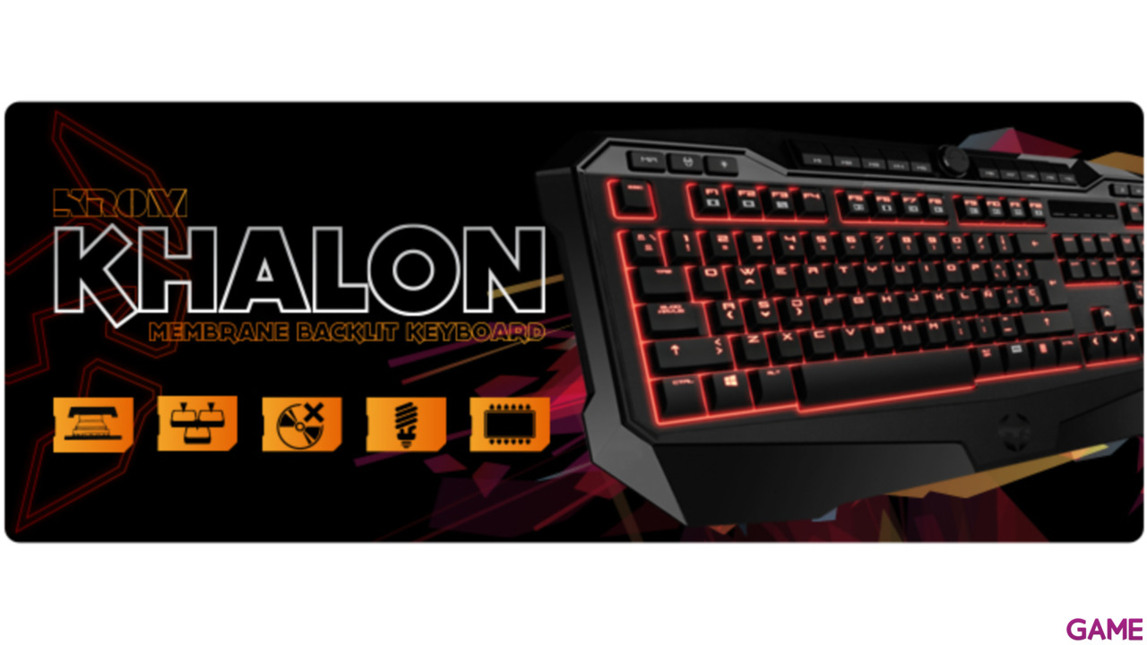 KROM Khalon LED Multicolor - Teclado Gaming-4