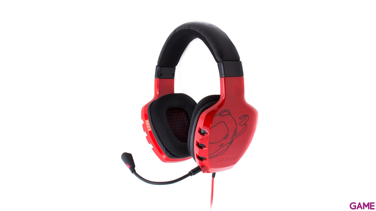 Ozone Rage St Rojo - Auriculares Gaming-1