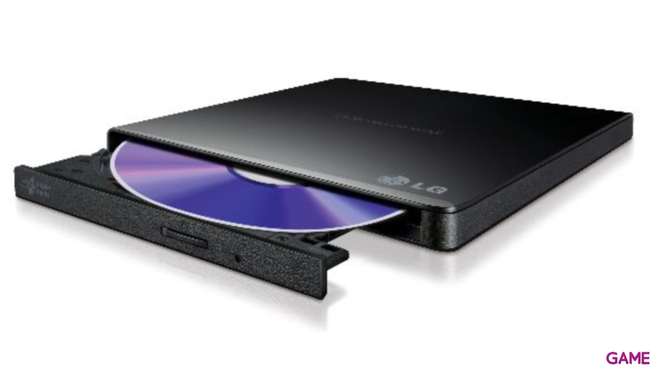Lg Dvd-Rw Gp57Eb40 Ultra-Slim Negra Usb-1