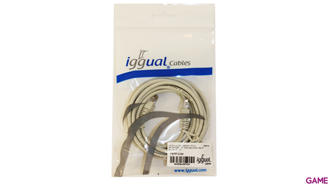 Iggual Latiguillo Categoria 5 Utp  3m - Cable-1