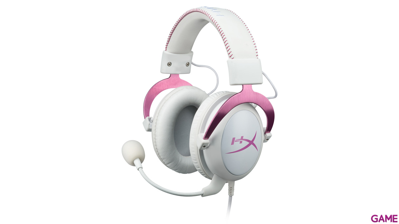 HyperX Cloud II Blanco-Rosa - Auriculares Gaming-0