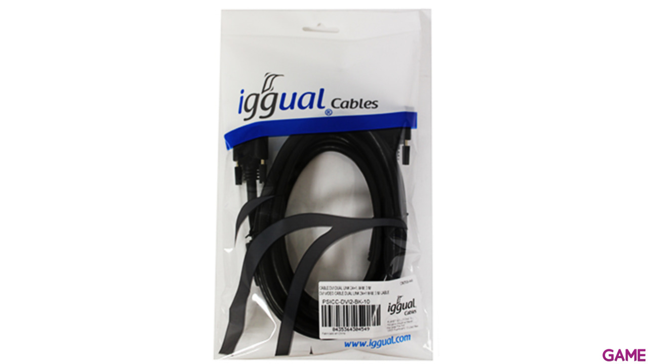 Iggual Cable Dvi Dual Link 24+1, M-M, 3m-1