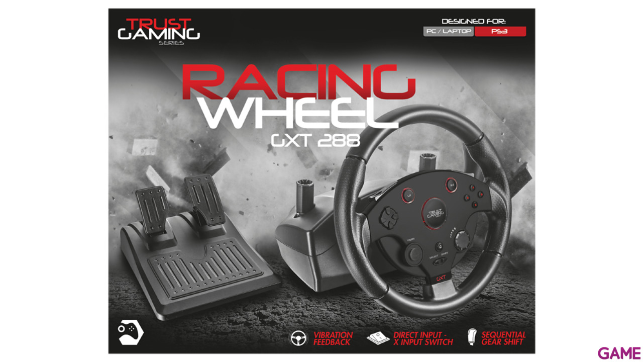 Trust Volante De Competicion Gxt 288 Racing Wheel-4