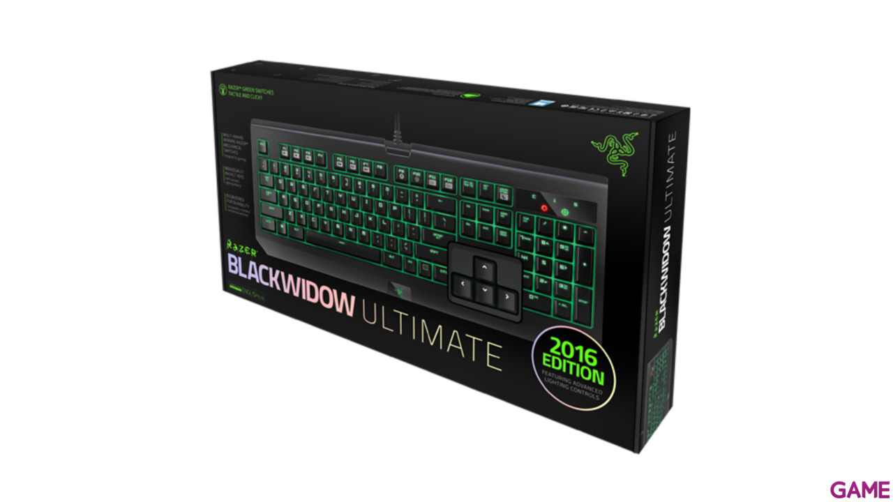 Razer Blackwidow Ultimate Mecánico Switch Green LED Verde - Teclado Gaming-3