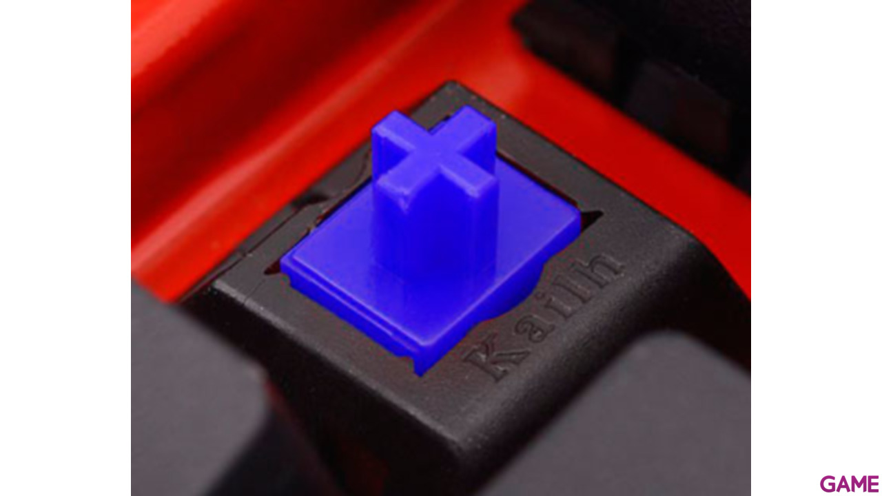 KROM Kratos mecánico Switch Blue Led Naranja - Teclado Gaming-8