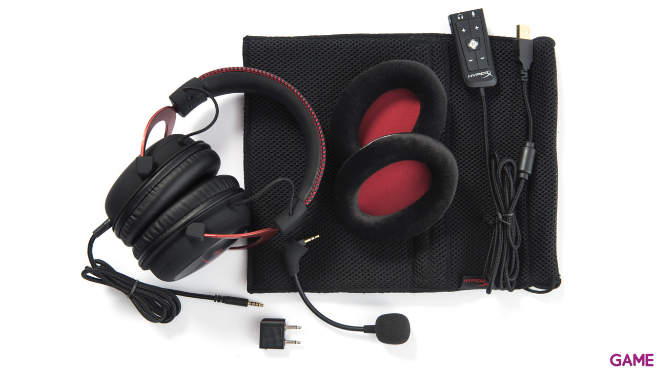 HyperX Cloud II Rojo 7.1 PC-PS4-PS5-XBOX-SWITCH-MOVIL - Auriculares Gaming-11